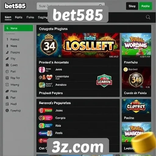 Análise das principais categorias de jogos na bet585