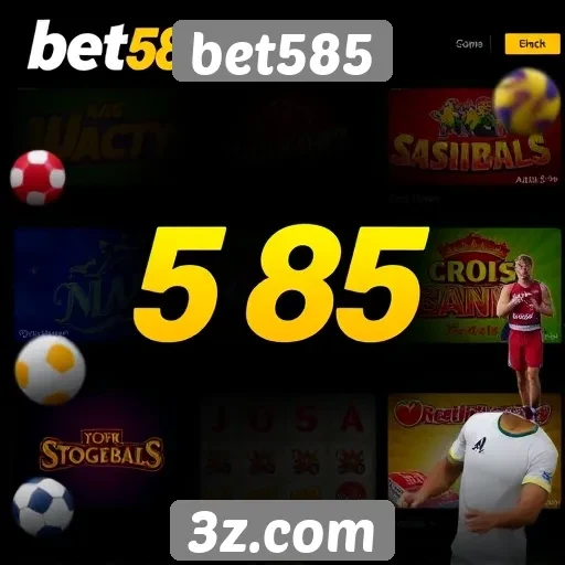 Avaliação da oferta de jogos no site bet585