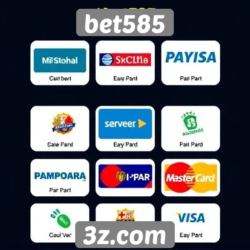 Métodos de pagamento disponíveis no bet585